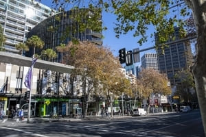 学校が入るビル