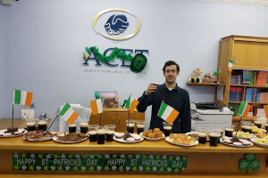 セントパトリックデーの受付