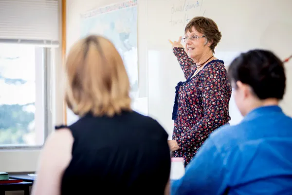 オークランド インスティチュート オブ スタディーズのレッスンの様子