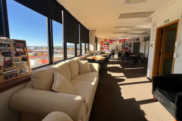 RELA ロトルアイングリッシュランゲージアカデミーの学生ラウンジ②