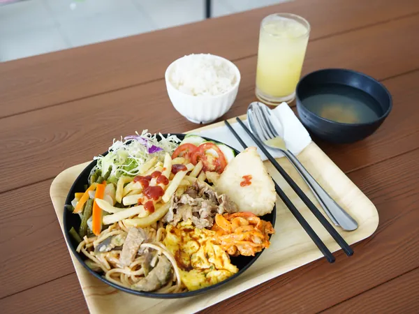 GLCで提供される食事の一例