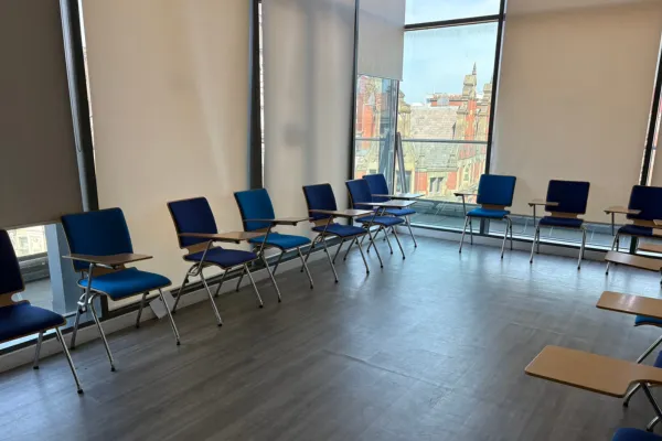 カプラン・マンチェスターの学生ラウンジ