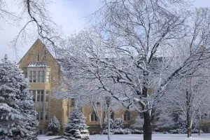 冬の時期の大学