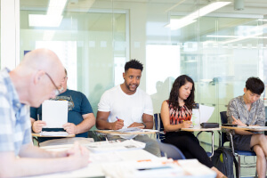 授業中のクラス