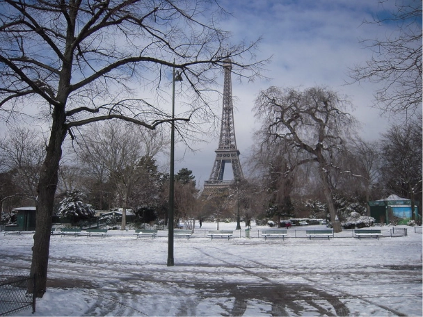 フランスの冬