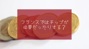 フランスではチップが必要で求められたりする？