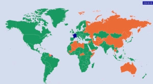 フランスのコロナ入国規制による陰性証明の扱い
