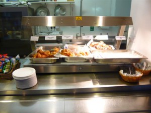 スタジオケンブリッジ学食の食事1