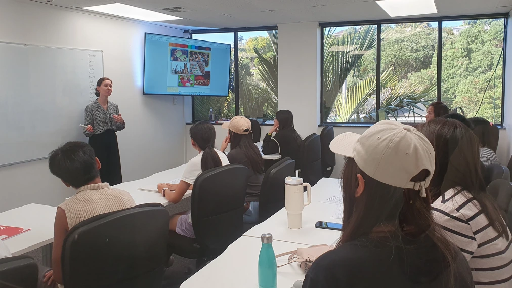 ニュージーランド語学学校の授業の様子