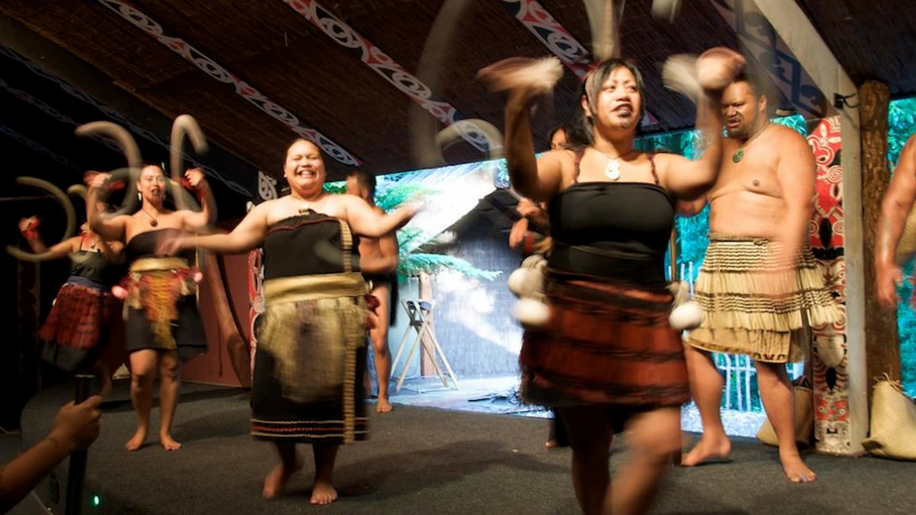 ニュージーランドのマオリ族パフォーマンス