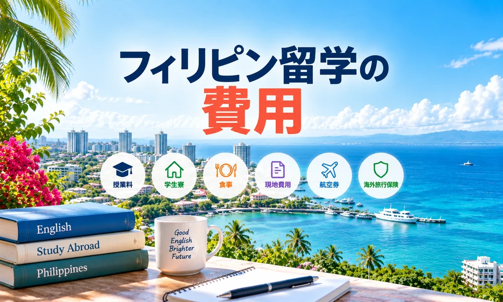 フィリピン留学の費用はいくら？期間別の総額・内訳を解説