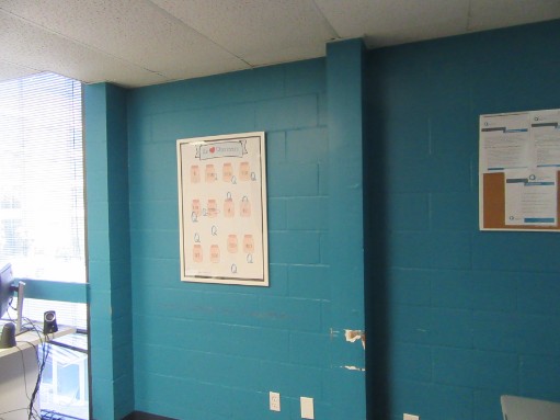 教室の壁