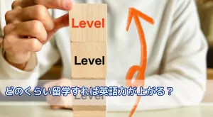海外留学するとどのくらいの期間で英語レベルを上げられる?
